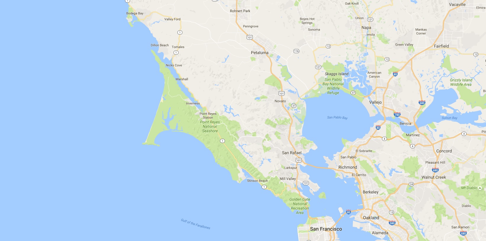 Fairfax-San Rafael Transit Corridor Study marin county map