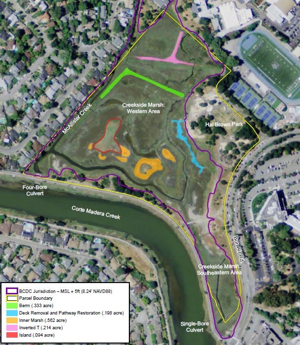 hal brown park restoration project planning map