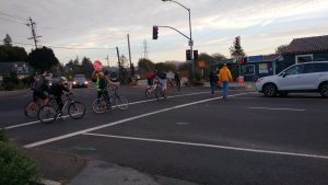 almonte TAM junction bikes and crossing guard