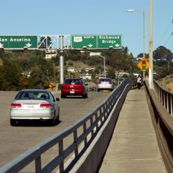 North south Greenway freeway walkway