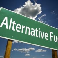 alternative fuel sign green alternative fuel sign